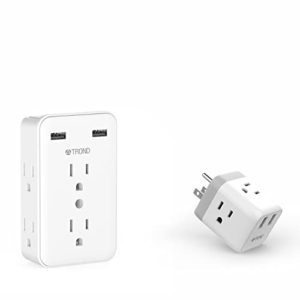 Multi Plug Outlet Extender for College Dorm Room