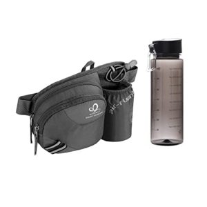 WATERFLY Hiking Waist Bag Fanny pack with Water Bottle