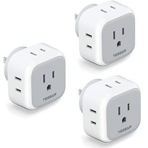Multi Plug Outlet Extender with 4 Electrical Cube Outlet Adapter