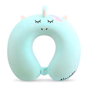 Support Pillow with Washable Cover Kids Neck Travel Pillow