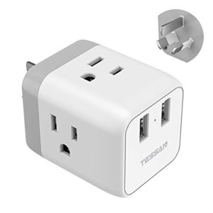 TESSAN 5 in 1 New Zealand Travel Power Adapter