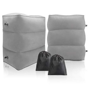 Airplane Bed Inflatable Travel Foot Rest Pillow
