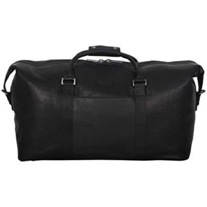 Colombian Leather Top Zip 20" Carry-On Duffel Travel Bag