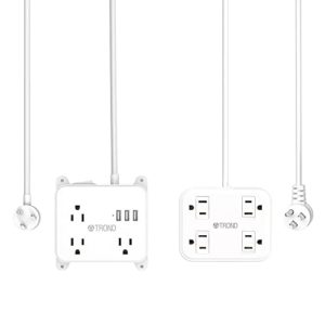 Power Strip with USB with 4 Child Safety Slide Outlet Covers
