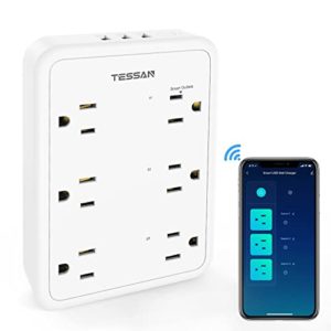 TESSAN Smart Power Strip with 6 Multi Outlet 3 USB