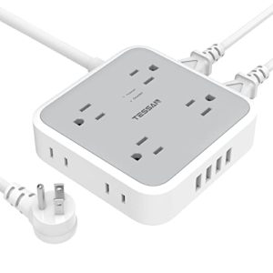 TESSAN 8 AC Outlets and 4 USB Ports