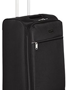 Amazon Basics 74 cm Black Softsided Check-in Trolley