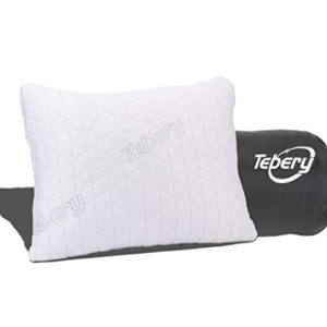 Tebery Shredded Memory Foam Travel Pillow