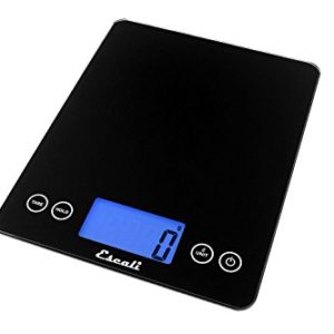 Escali ArtiXL Extra-Large Glass Digital LCD Display Kitchen Scale