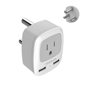 South Africa Power Adapter American Outlet Charger