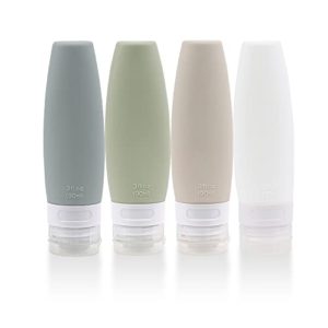 Silicone Travel Bottles - Refillable Toiletry Containers