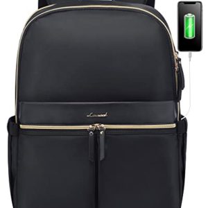 LOVEVOOK Stylish Book Bag with USB Charging Port