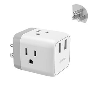 Multi Plug Outlet Extender with USB Charger