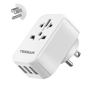 UK to US Adapter TESSAN European to US Plug Adapter