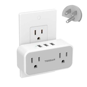 Multi Plug Outlet Extender with USB