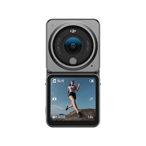 Action Camera with Dual OLED Touchscreens