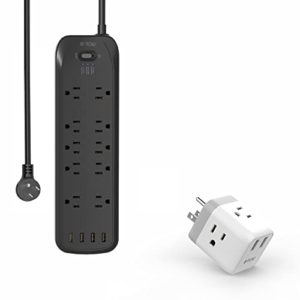 TROND Desk Surge Protector Power Strip with USB