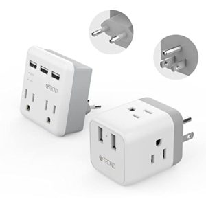 US to Europe Travel Plug Adapter Outlet Extender