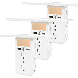 VINTAR Outlet Shelf-Wall Outlet Extender with Built-in Shelf