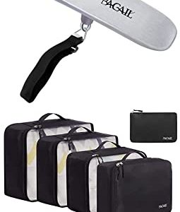 BAGAIL 8 Set Packing Cubes & Digital Luggage Scale