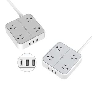 Power Strip with USB C Fast Charging PD 20W