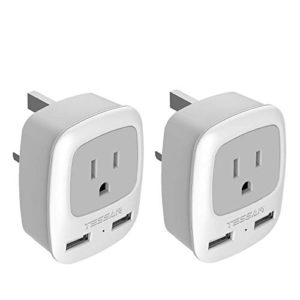 US to UK Ireland Travel Plug Outlet Adaptor