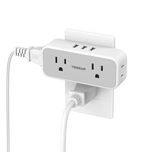 Multi Plug Outlet Splitter with USB