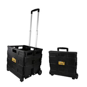 Black Portable Tools Carrier with Telescopic Handle