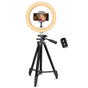 LED Ring Light with Extendable Tripod Stand