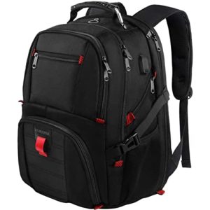 Extra Large 50L Travel Backpack with USB Charging Port