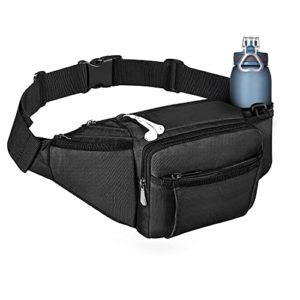 Large Waist Bag Pack Bottle Holder Adjustable Strap