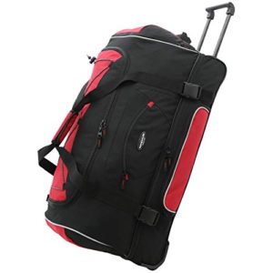 Travelers Club Adventure Upright Rolling Duffel Bag