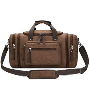 Toupons Canvas Travel Duffel Bag Men's