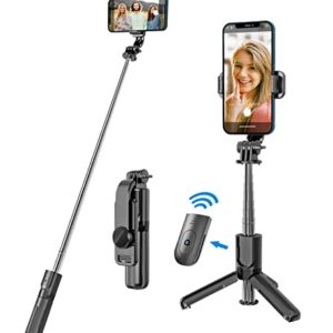 Portable Selfie Stick Tripod with Wireless Remote