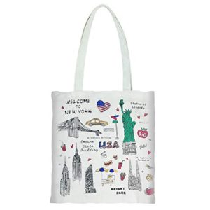 Reusable Large Multipurpose New York Souvenir for Travel Bag