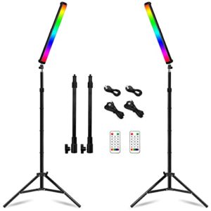 RGB Led Video Light Stick Wand with Stand