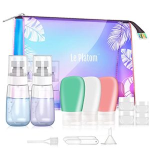 15 Pcs ​Silicone Travel Bottles Set For Travel Accessories