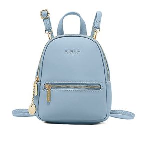 Small Leather Backpack Mini Cute Casual Daypack