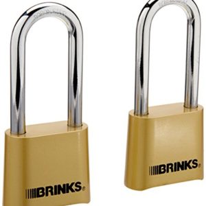 Brinks Commercial 50mm Brass Long Shackle Reset Combonation Lock