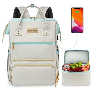 Lunch Laptop Bookbag Teacher Nurse Work Backpacks