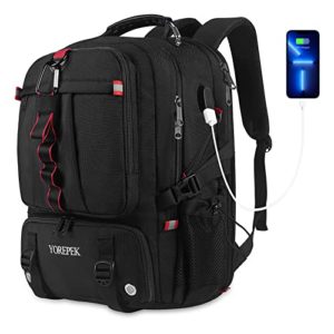 50L Laptop Backpack for Men with Shoe Compartment