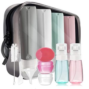 Pro Kit Leak-proof 3oz Silicone Travel Size Bottles Set