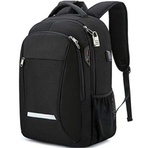 Travel Business Backpack for Men & Women with USB Charging Port