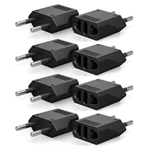 Unidapt US to Europe Travel Power Adapter Plugs for All EU