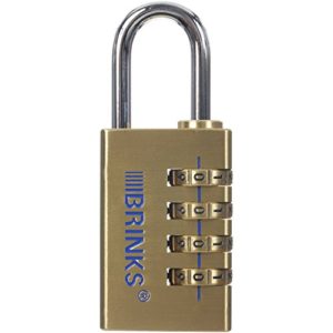 Brinks Home Security : 30Mm Solid Brass, Resettable Combination