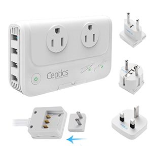 European Travel Voltage Converter by Ceptics