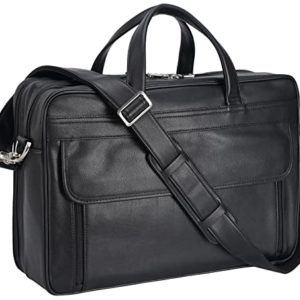 Vintage Genuine Leather Briefcase for Men