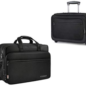 17 inch Laptop Bag Travel Briefcase Expandable Shoulder Bag