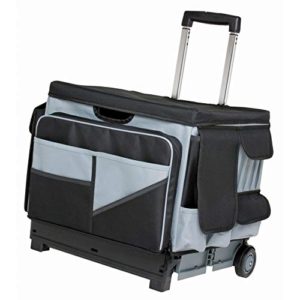 MemoryStor Universal Rolling Cart and Organizer Bag Set