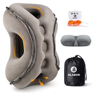 Airplane Inflatable Travel Pillow to Avoid Neck and Shoulder Pain